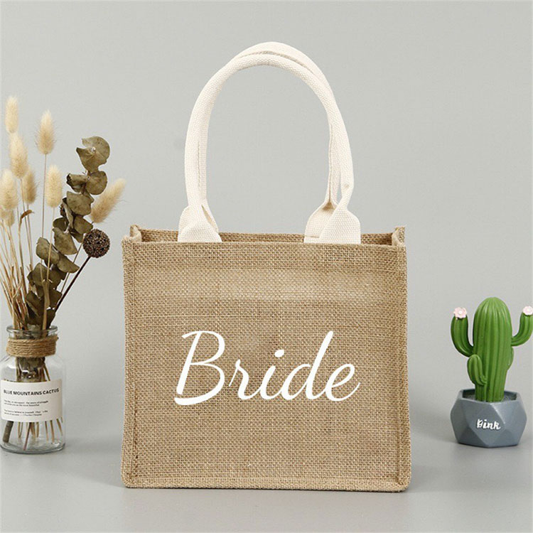 Kleine Jute-Säcke, Hochzeitstaschen